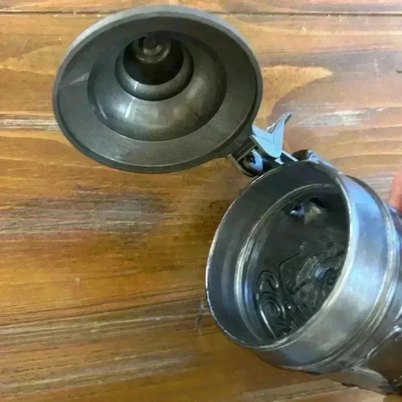 Vintage German Beer Stein Mug With Lid Ein Prosit Der Gemutlichkeit - Picture 4 of 6